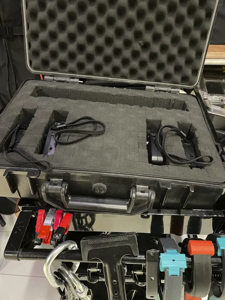 Pocketwizard Triggers in de Fotostudio, voor verhuur en Workshop ffotografielessen Fotostudio - © Leon Schroder